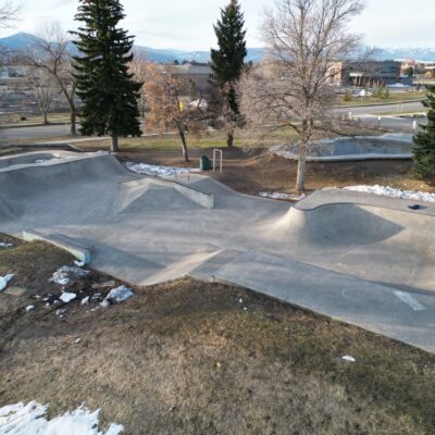 Bozeman Skatepark in Montana Drone Shot