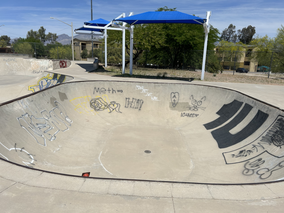 Ottman Skatepark in Tucson, Arizona Bowl Closeup